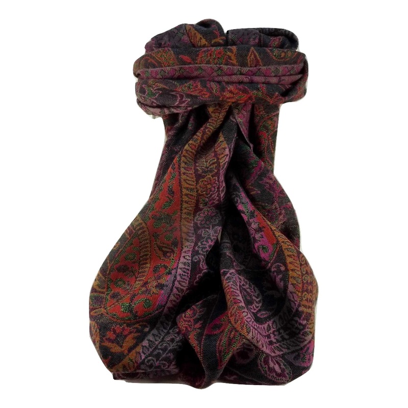 Muffler Scarf 5213 in Fine Pashmina Wool from the Heritage Range by Pashmina & Silk | Fruugo SG