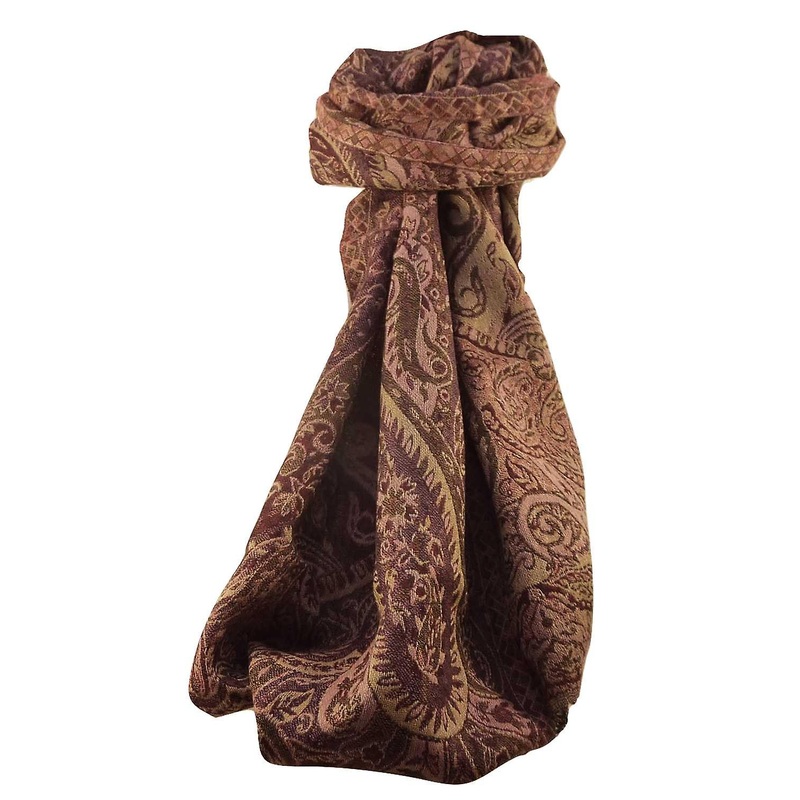 Muffler Scarf 6013 in Fine Pashmina Wool Heritage Range by Pashmina & Silk | Fruugo SG