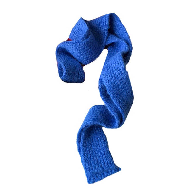 Solid Color Neck Scarf for Adult Unisex Casual Scarf Neck Wrap Fashion Neckerchief Outdoor Walking Shopping Neck Warmer  Blue | Fruugo SG