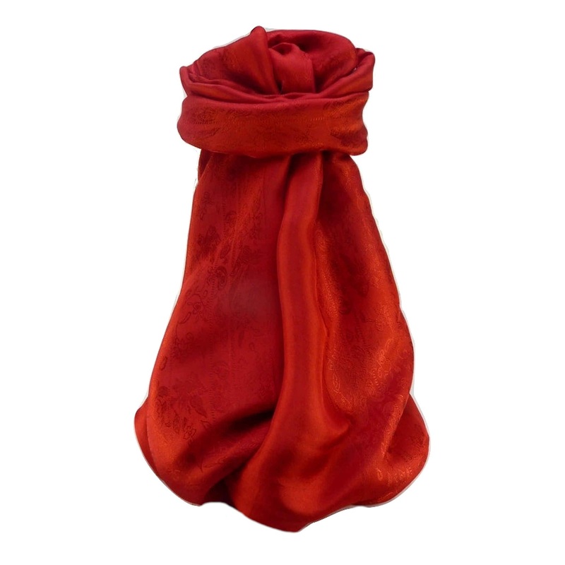 Vietnamese Silk Scarf Reversible Hoi-An Fai-Fo Ruby by Pashmina & Silk | Fruugo SG
