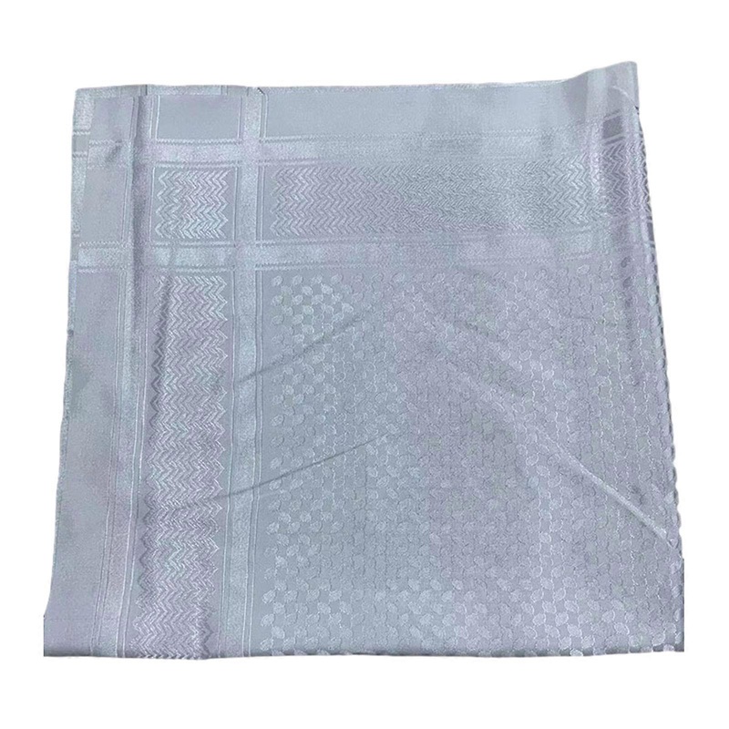 Arab Keffiyeh Shemagh Square Scarf Turban Lightweight Neck Warmer Desert Scarves Shawl Headwrap for Outdoor Camping  White | Fruugo SG