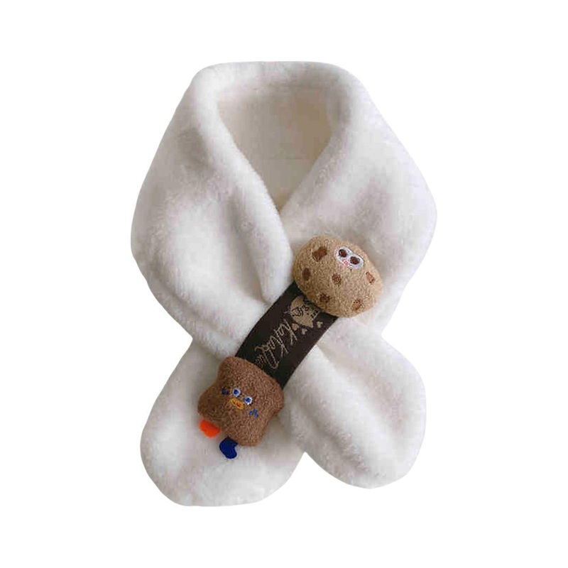 Baby Plush Scarf Thickened Warm Crossing Designs Kids Scarf Windproof Cold Protections Soft Scarf for Boy & Girls Ages 3-10 | Fruugo SG