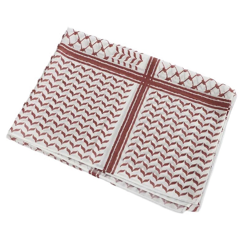 Classical Headwrap Shemagh Scarf Sun Protective Arab Keffiyeh Headscarf Arabian Dubai Head Cover Ethnic Hijab Shawl  Red | Fruugo SG