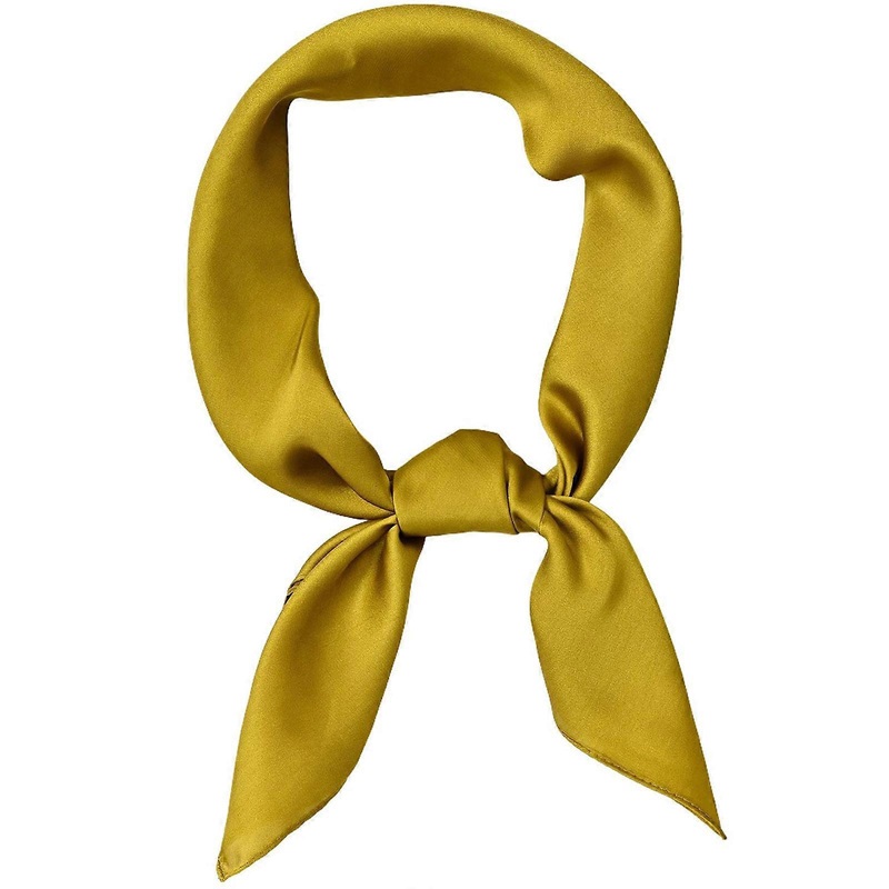 Elegant Faux Silk Square Scarf Soft Neck Scarf Handkerchief For Formal Outfit Fashionable Women and Professional Use  Color No. 17 | Fruugo SG