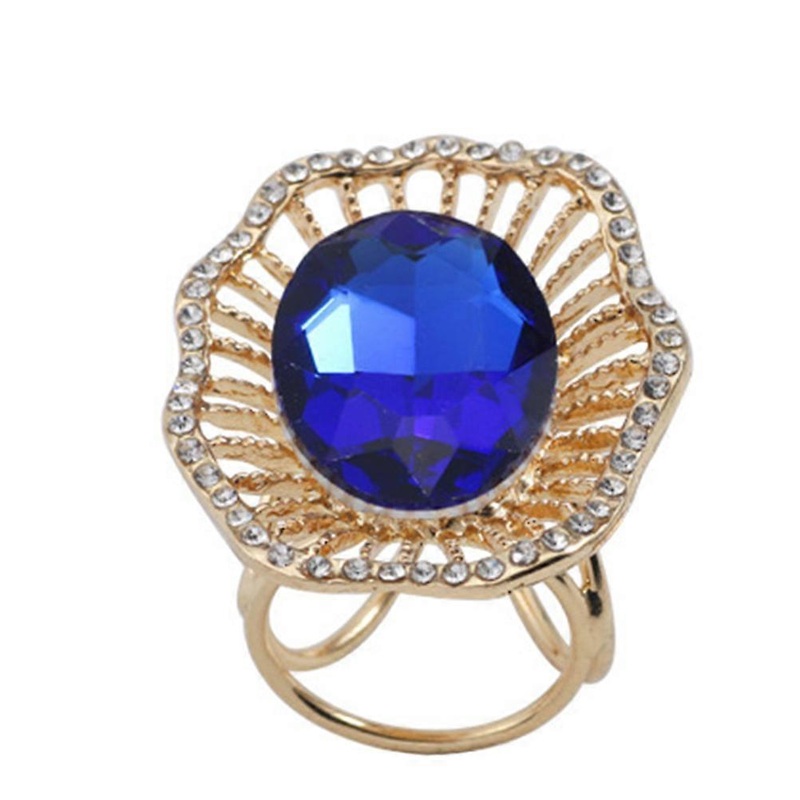 Fashionable Scarf Accessory Geometric Three-Ring Hollow Design Durable Alloy 1Pack | Fruugo SG