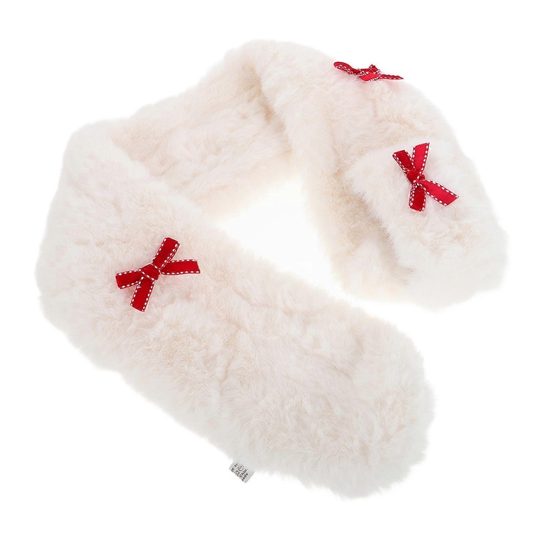 Faux Scarf Winter Accessory Faux Rabbit Shawl Wrap For Women Cold Weather Travel 29.1X4.9X2.4In Neck Protection 1 Pcs | Fruugo SG