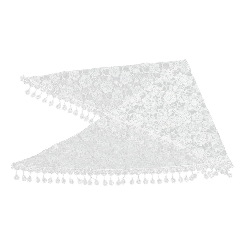 Girls Mantilla Veil Triangle Lace Shawl Catholic Accessory 1Set | Fruugo SG