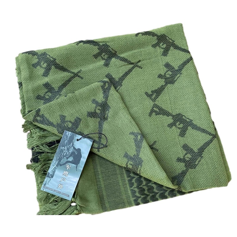Lightweight Adult Jacquard Pattern Scarf Multi Purpose Headscarf Adjustable Religious Scarf Outdoor Sunproof Headwrap  AK green | Fruugo SG