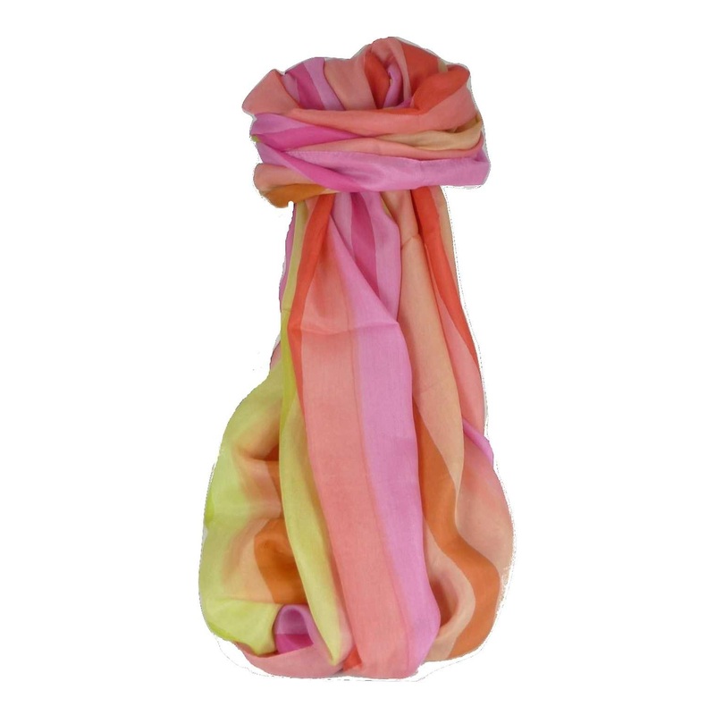 Mulberry Silk Classic Long Scarf Arore Rainbow Palette by Pashmina & Silk | Fruugo SG