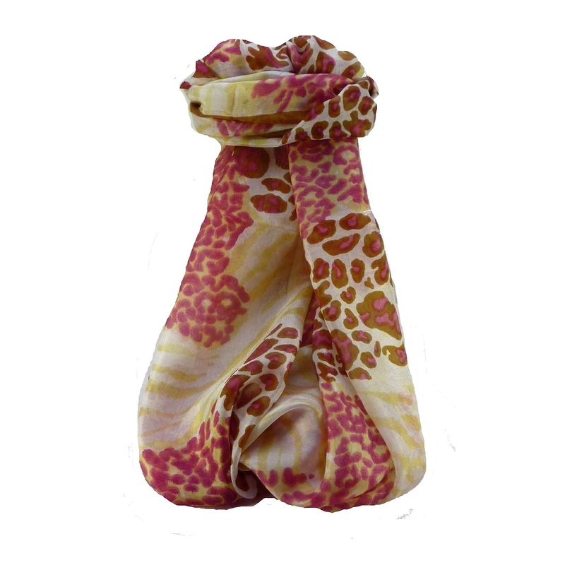 Mulberry Silk Contemporary Long Scarf Sha Chestnut by Pashmina & Silk | Fruugo SG