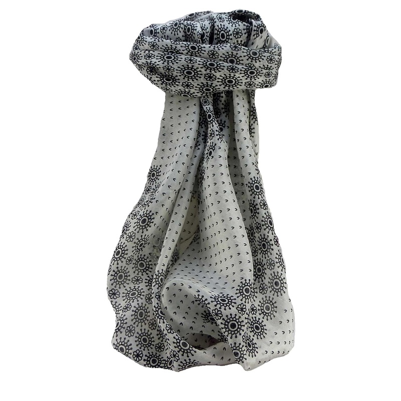 Mulberry Silk Contemporary Square Scarf Geometric G126 by Pashmina & Silk | Fruugo SG