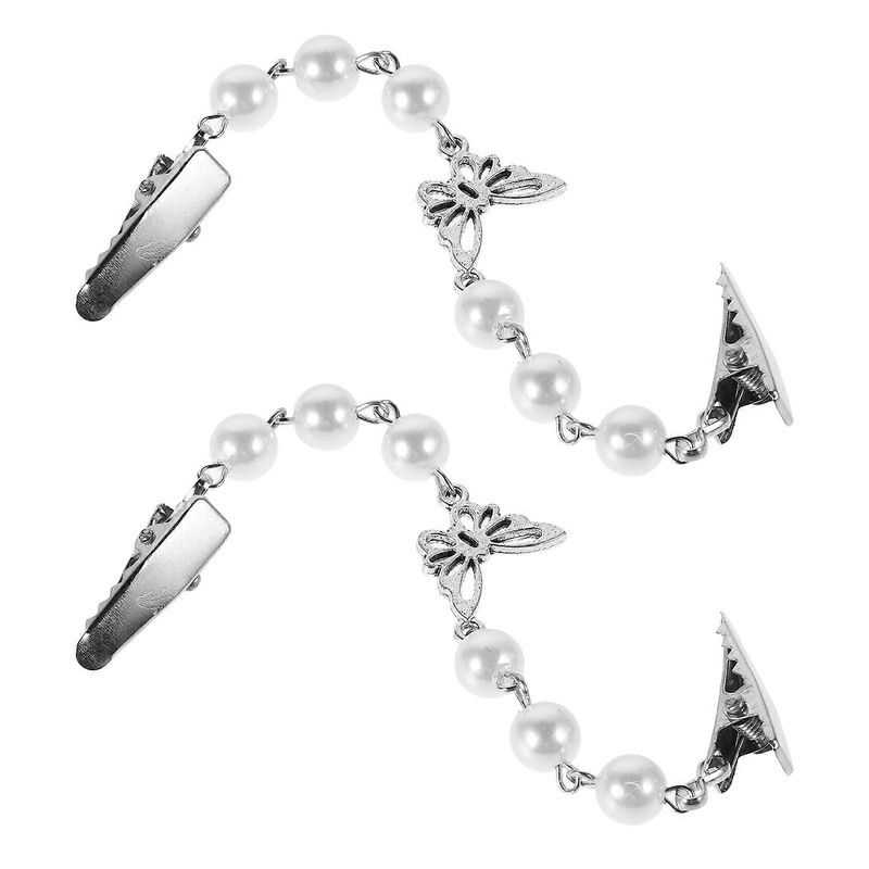 Sweater Chain Shawl Clip Elegant Clothing Accessory For Women Butterfly Shape Plastic Material 15.20X1.60X0.80CM 2Pcs | Fruugo SG