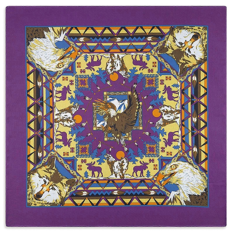 Versatiles Square Headscarf Outdoor Activity Square Head Scarf Retros Styles Handkerchief for Fitness and Beach Outings  Purple | Fruugo SG