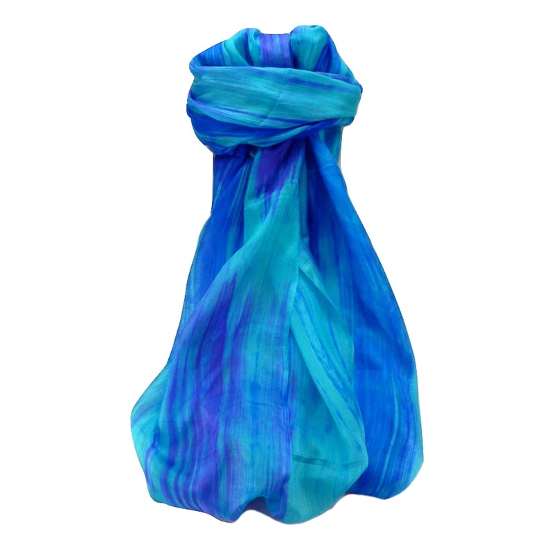 Vietnamese Pure Silk Long Scarf Lai-Chau Azure by Pashmina & Silk

 | Fruugo SG