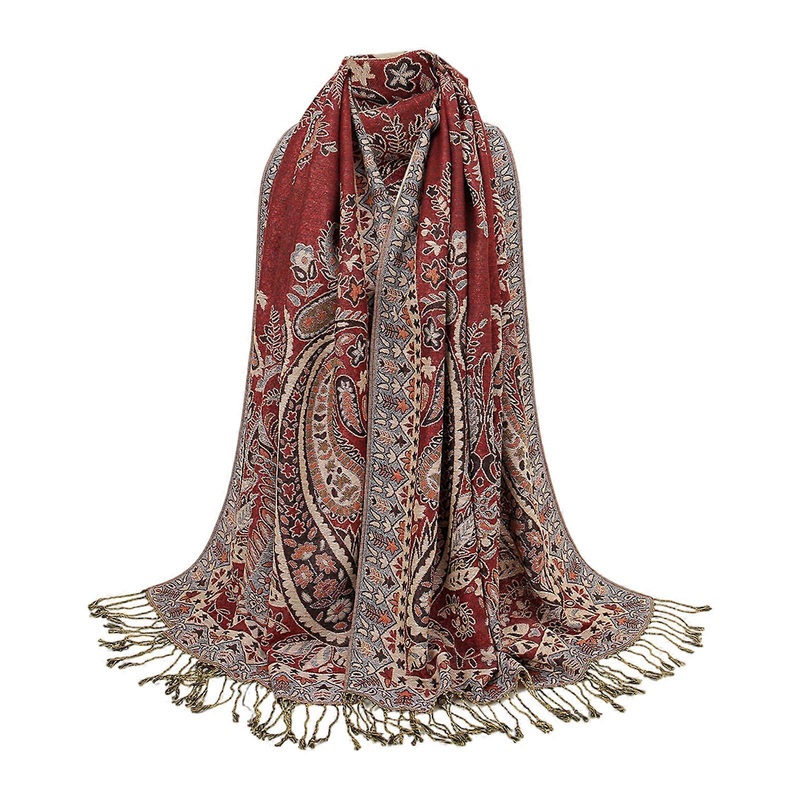 Winter Warm Scarf Soft Comfortable Warm Collar Thicken Scarf Unisex Fashion Accessory Ethnic  Photo Props  Burgundy | Fruugo SG