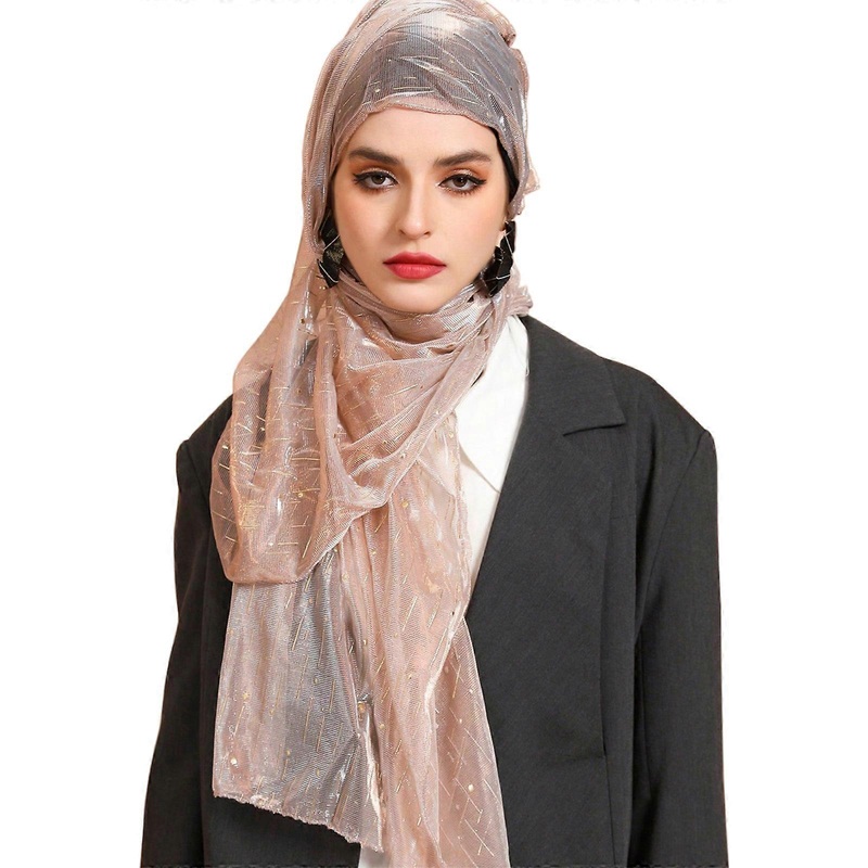 Women’s Hijab Muslims Headscarf Easy Wearing Headwrap Scarf for Busy Modern Lady Girls Large Rectangle Neckerchief  light pink | Fruugo SG