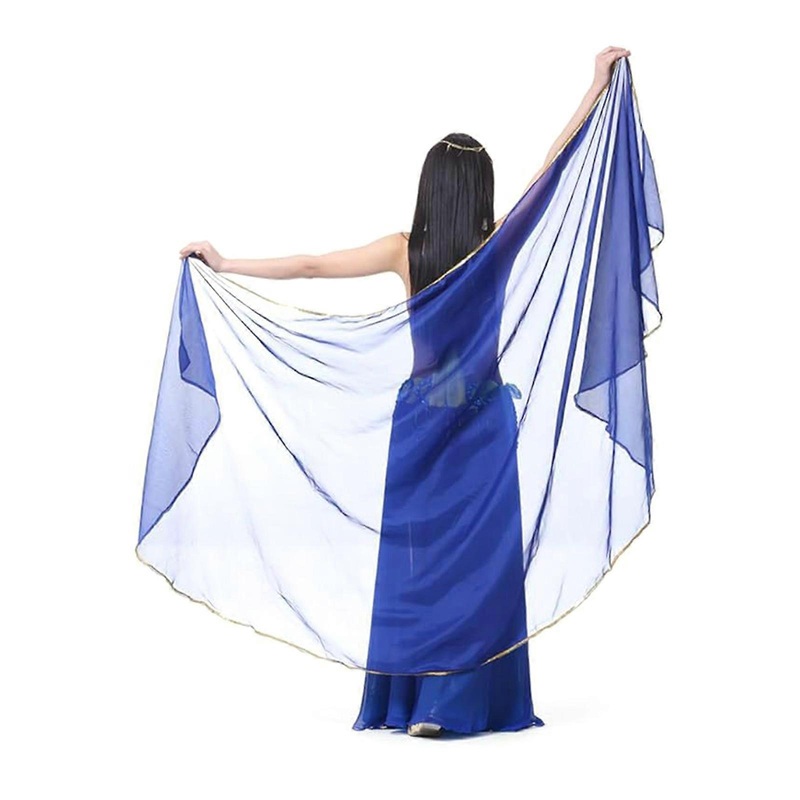 Womens Shawl Chiffon Bridal Evening Soft Wrap Scarf, Chiffon Scarf Ribbon Scarf Satins Scarf for Women and Girls  Blue | Fruugo SG