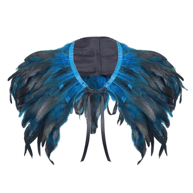 Elegant Feather Shawl for Women Photography Perfect for 1920s Feather Shrug Halloween Cosplay and Evening Dresses  Sky Blue | Fruugo SG