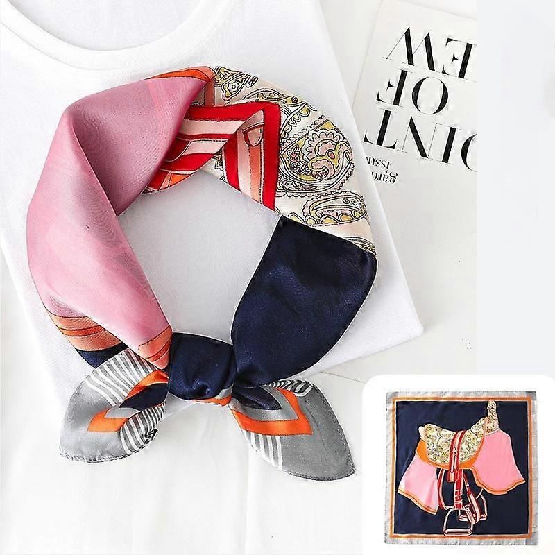 Gift For Girlfriend and Mother Women’s Silk Touch Scarf Medium Square Satin Bandana -Blue | Fruugo SG