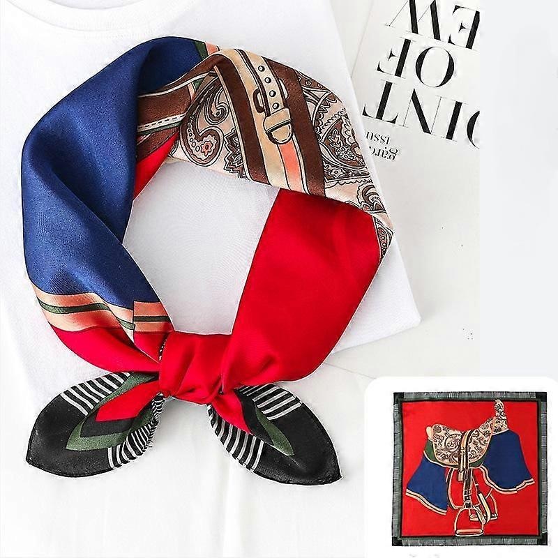 Gift For Girlfriend and Mother Women’s Silk Touch Scarf Medium Square Satin Bandana -Red | Fruugo SG
