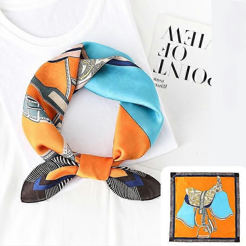 Gift For Girlfriend and Mother Women’s Silk Touch Scarf Medium Square Satin Bandana -Yellow | Fruugo SG