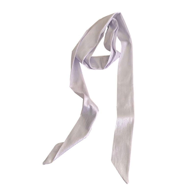 Gloss Color Silk Scarf Decorative Hairband Long Ribbon Neckwrap Silk Scarves for Women All Matching and Multiuse Scarf  Haze blue and purple | Fruugo SG
