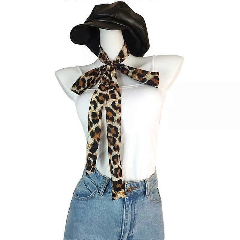 Leopard Print Scarf, Narrow Kerchief for Bag Decoration, Everyday Wear | Fruugo SG