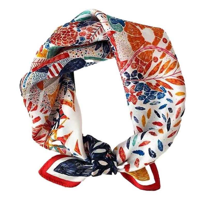Mulberry silk scarf, small square 21 x 21, neck scarf, breathable, lightweight, suitable for women, gift packaging | Fruugo SG