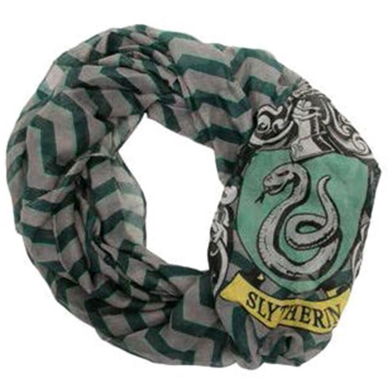 Officially Licensed Harry Potter Slytherin Designed High Quality Infinity Scarf | Fruugo SG