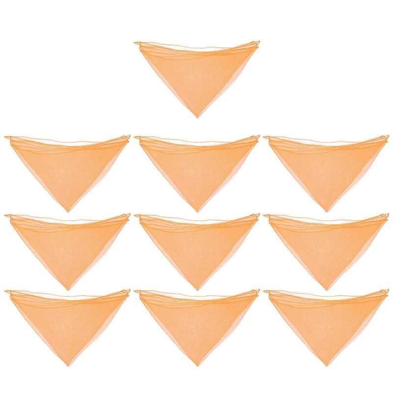 Performance Scarves Dressing Accessories Musical Play 45x45cm Chiffon 10Pcs | Fruugo SG