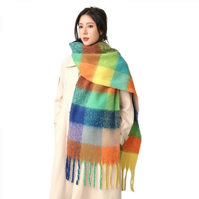 Scarfs for Women Pashmina Shawl Wrap for Evening Dressing Winter Thick Warm Knit Scarf Open Front Poncho Cape | Fruugo SG