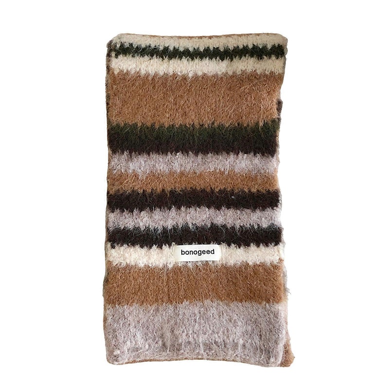 Stylish Striped Scarf Color Blocking Neck Wrap Scarf Providing Excellent Warmth for Outdoor Adventures and Casual Wear | Fruugo SG