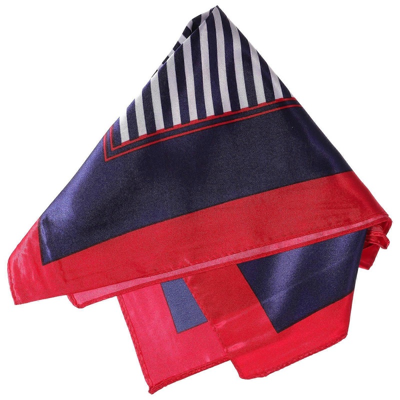 Women Neck Scarves Neckerchiefs Cosplay Accessory Multi 60.00X60.00X0.20CM Airline Theme Parties 1Pcs | Fruugo SG