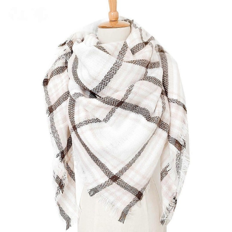Women Tartan Scarf – Winter Long Scarves Plaid Warm Wraps Wool British Style For Ladies Spinning Tassel Shawl Long Stole,32 | Fruugo SG