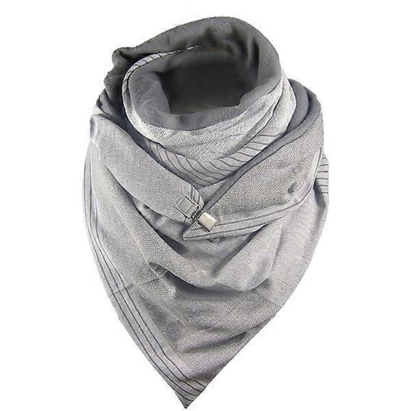 ZK-Fashion unisex ladies men button up scarf wraps winter warm large blanket scarves oversized neck leggings shawl wraps | Fruugo SG