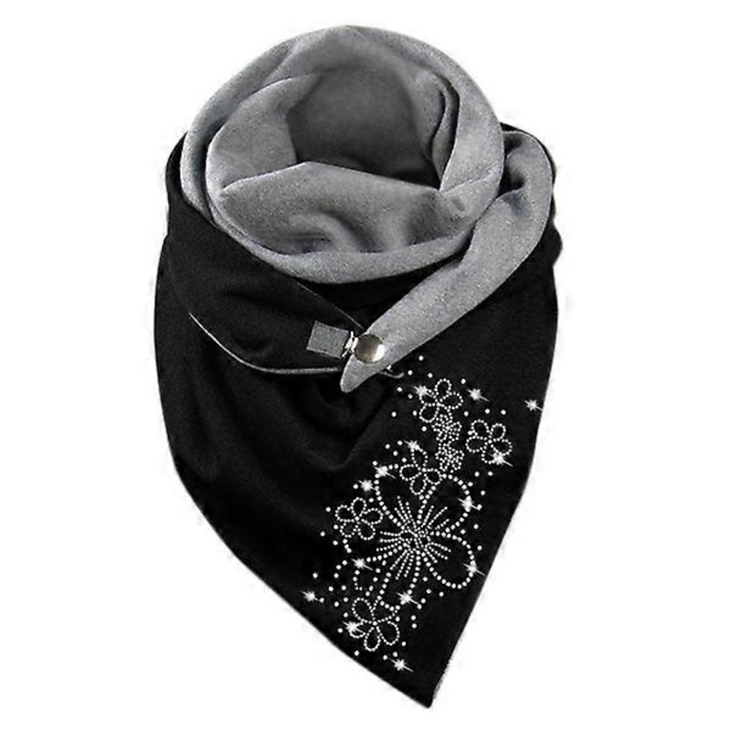 ZK-Warm Warm Large Blanket Scarf Shawl New Fashion Winter Unisex Button Wrap Soft Scarf | Fruugo SG