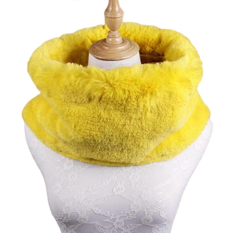 Girl Womens Faux Furs Snoods Scarf LoopInfinity Neckerchief Lady Neck Warmer Wrap Scarves Face Cover Faux Collar  Yellow | Fruugo SG