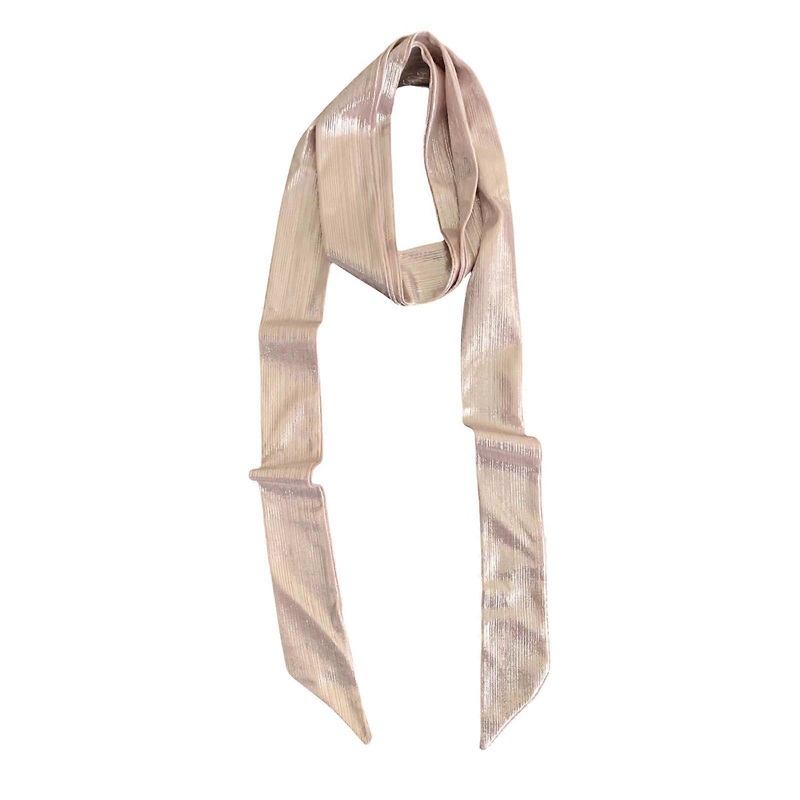 Glossy Silk Scarf for Female Elegant Long Silk Scarf French Styles Neck Wrap Scarf for Women Popular Scarf for Dresses  Bean paste color | Fruugo SG