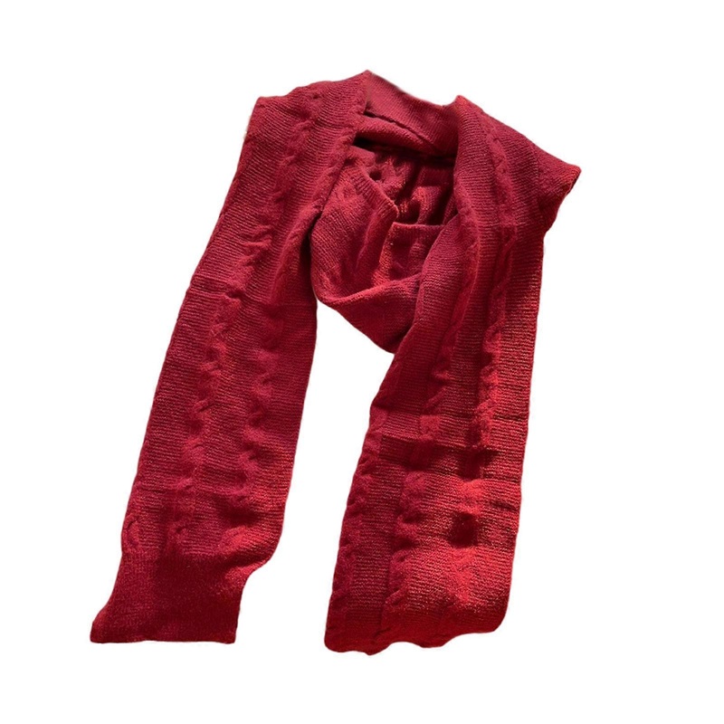 Knitted Scarf Hat Shawl for Women Outdoor Sports Knitted Hat Elegant Headgear Hat for Winter Sports  Red | Fruugo SG