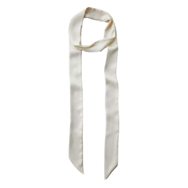 Long Scarf Skinny Scarf For Women Neckerchief Hangbag Handle Wrap for Women Silk Feeling Belt Choker  White | Fruugo SG