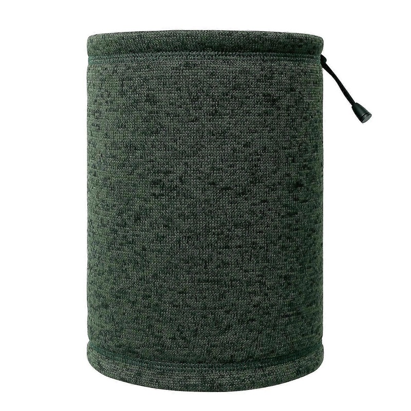 Neck Gaiter Windproof Drawstring Adjustable Fleece Double Layer Hiking Scarf for Sport | Fruugo SG