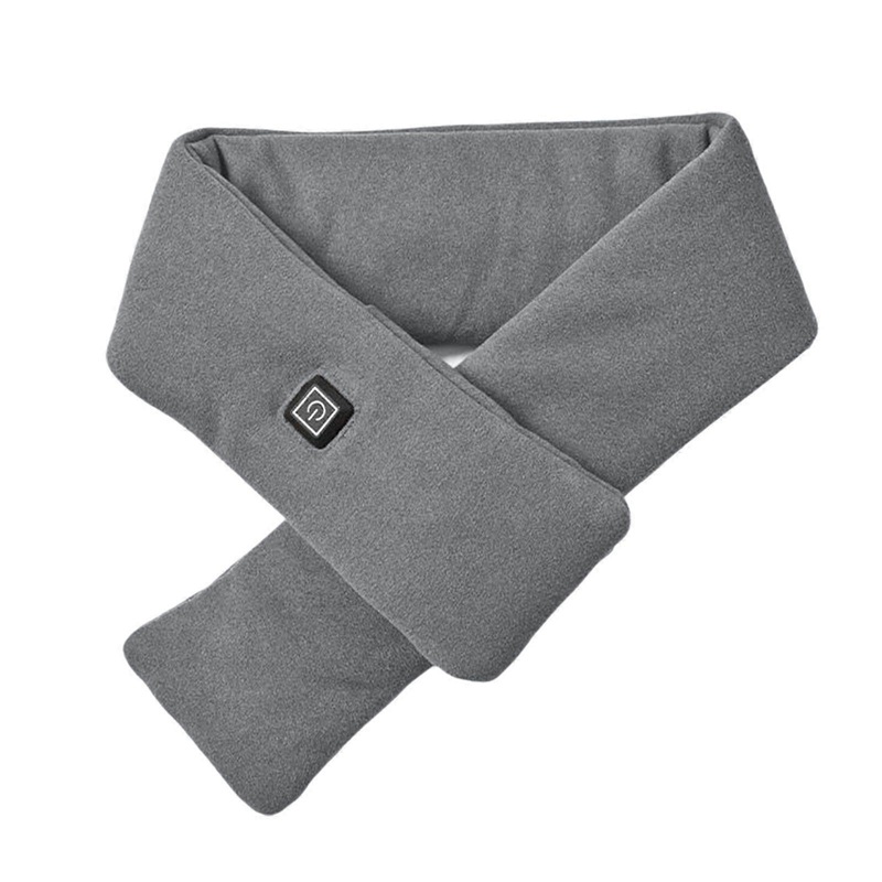 Unsiex Portable Cordless USB Powered Electric Heated Scarf for Neck Warming with Fast Heating Technology 3 Temp Setting  Neutral gray | Fruugo SG