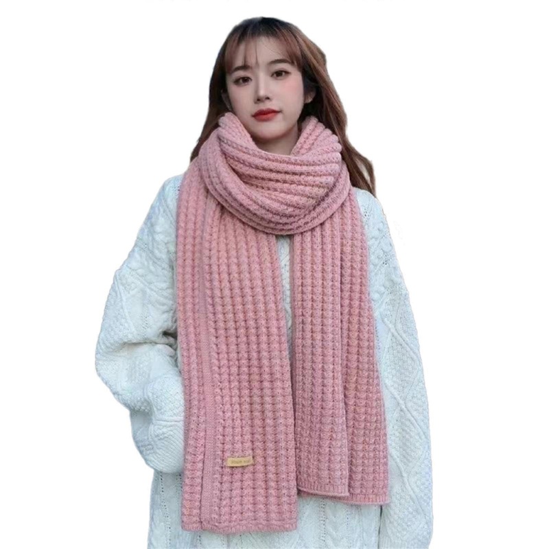 Warm Knitted Neck Scarf Neck Wrap for Winter Warmth Trendy Neck Gaiter Shoulder Wrap Neck Shawl for Women All Matching  Pink | Fruugo SG
