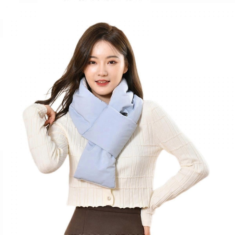 Winter Heating Scarf, USB Charge Washable Warm Soft Heated Neck Wrap Scarf Three level TemperatureBlue | Fruugo SG