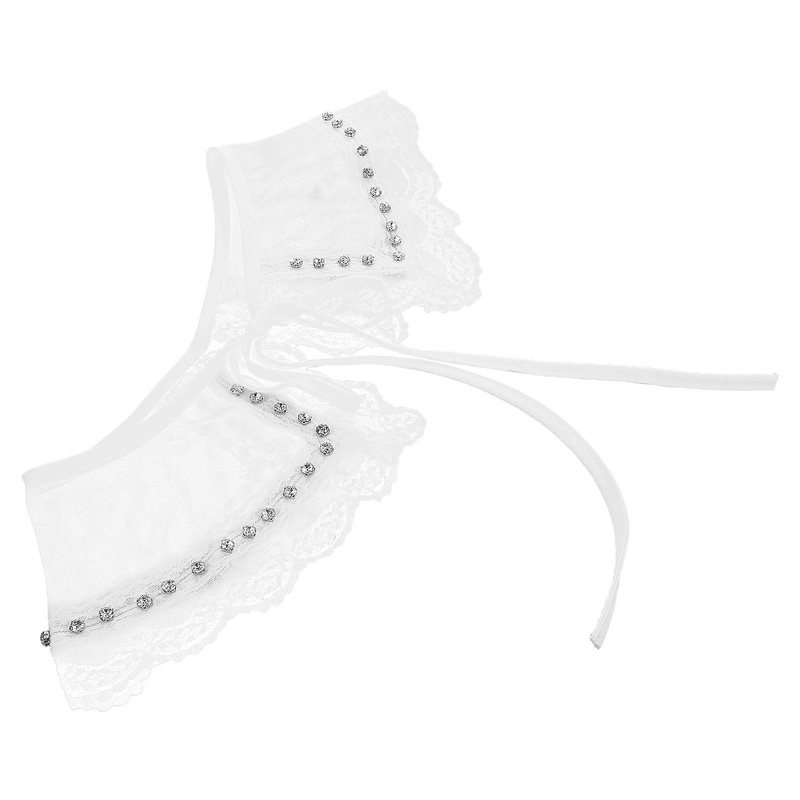 Women False Collars Detachable Fake Collar Shawl-Like Clothing Accessory White Minimalist Sophisticated Decorative 1Set | Fruugo SG