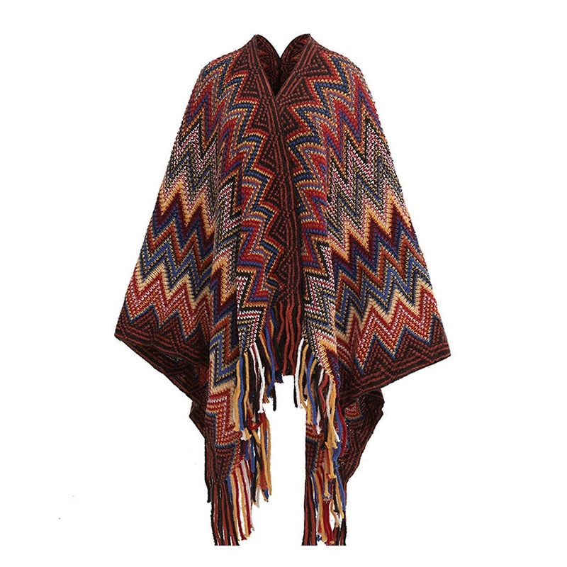 Women Shawl Wrap Poncho Warm Blanket for Office Outdoor Wedding Open Front Shawl Wrap Poncho Warm Scarf  wine red | Fruugo SG