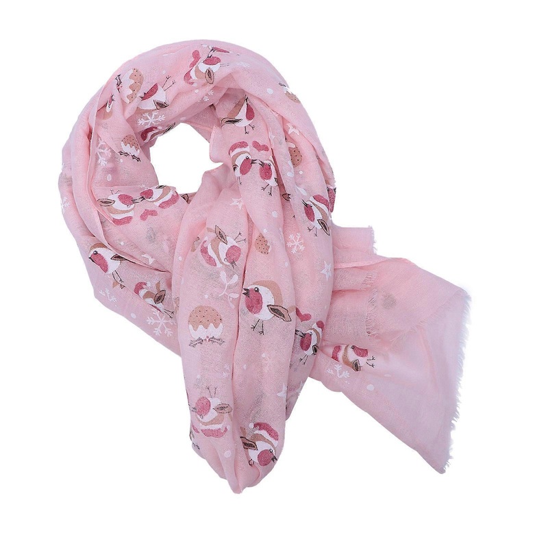 Women Snow Flake Scarf Neck Warmth Spring Autumn Winter 180x70x0.2cm Pink Fashion Accessory 1Set | Fruugo SG