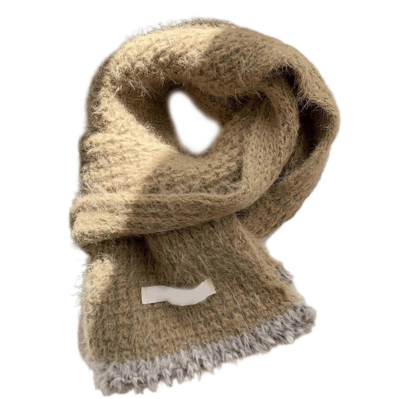 Women Winter Neck Warmer Stylish Scarf Cold Weather Furry Neck Wrap Winter Thicken Windproof Soft Scarf  Camel | Fruugo SG