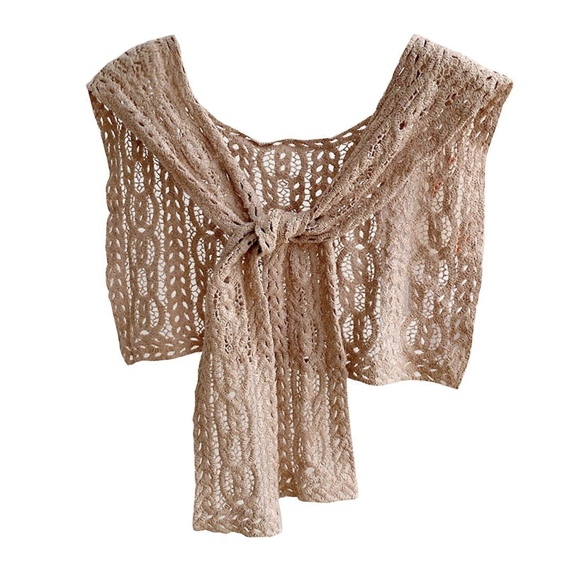 Crochet Shawl Triangular Shawl Scarf Cotton Shoulder Wrap Korean Shawl Shrug Scarf Summer Photo Props Accessories  1 | Fruugo SG