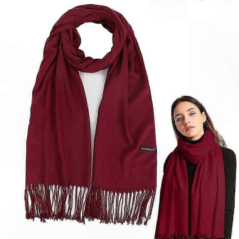 Elegant Imitation Cashmere Knitted Scarf for Women, Soft and Warm, 200×70 cm | Fruugo SG